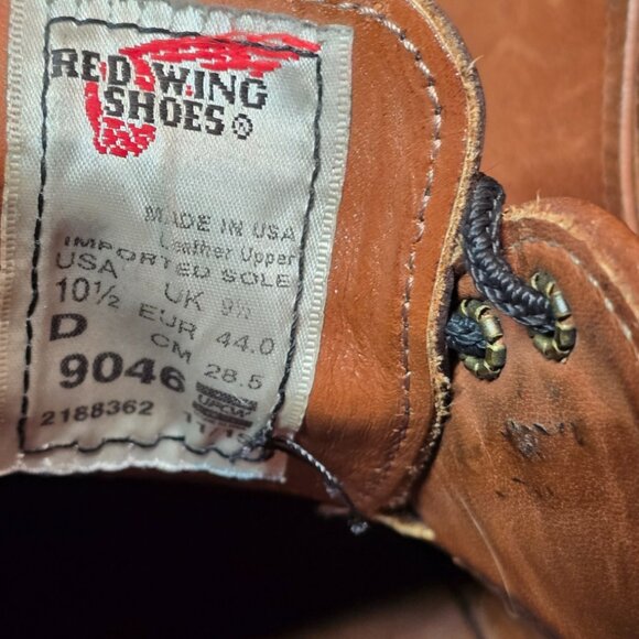 Red Wing Heritage 9046 Beckman Oxford Teak Featherstone Vigram Mens Size 10.5 D - Picture 9 of 10